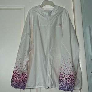 Under Armour white and multicolor jacket size 2X